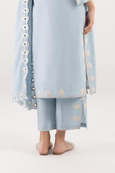 Stitched Embroidered Lawn Culotte
